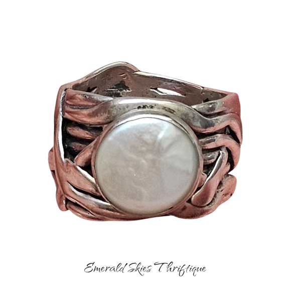 Silpada Sterling silver woven ring - Picture 1 of 9